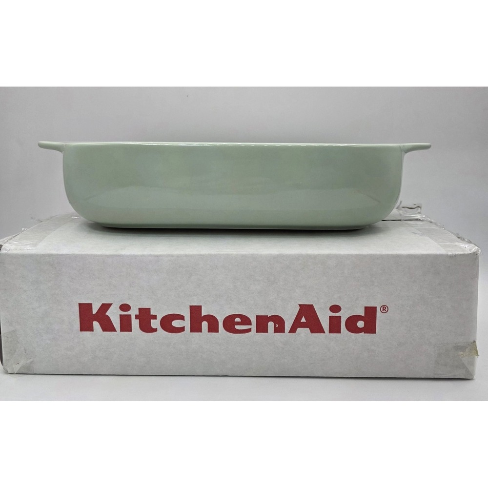 NEW KitchenAid Vitrified Stoneware KQ993BX 1.5Qt Pistachio Green 5x9x2.25 Inches